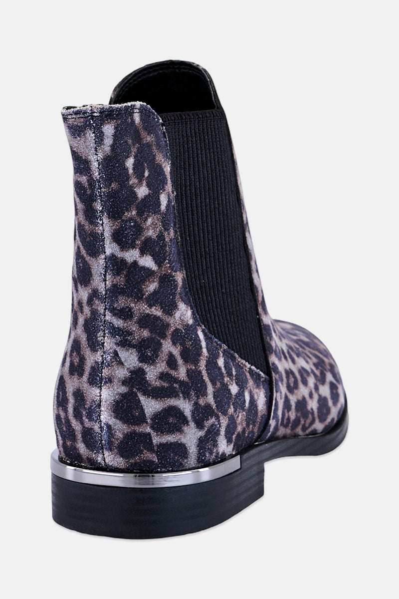 NINE WEST Women Medium Slip On Ankle Boots, Dark Grey - Image 3